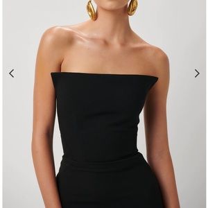 Effie Kats Danna Dress Black Crepe